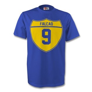 Radamel Falcao Colombia Crest Tee (blue) - Kids