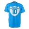 Diego Maradona Napoli Crest Tee (sky Blue)