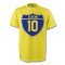 Zlatan Ibrahimovic Sweden Crest Tee (yellow)