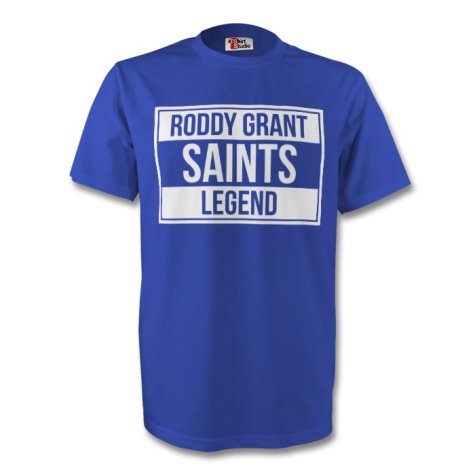 Roddy Grant St Johnstone Legend Tee (blue) - Kids