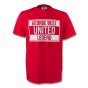 George Best Man Utd Legend Tee (red)