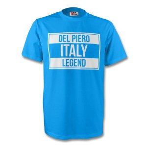 Alessandro Del Piero Italy Legend Tee (sky Blue) - Kids
