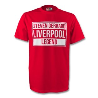 Steven Gerrard Liverpool Legend Tee (red) - Kids