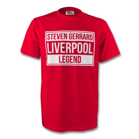 Steven Gerrard Liverpool Legend Tee (red)