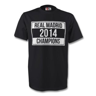 Real Madrid 2014 Champions Tee (black) - Kids