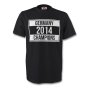 Germany 2014 Champions Tee (black)