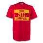 Spain 2012 Champions Tee (red)