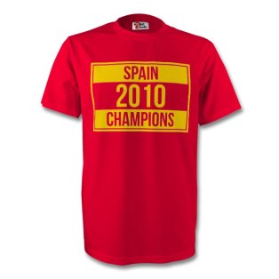Spain 2010 Champions Tee (red)