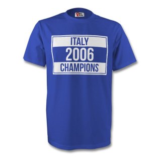 Italy 2006 Champions Tee (blue)