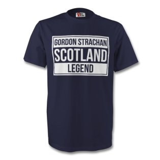 Gordon Strachan Scotland Legend Tee (navy)