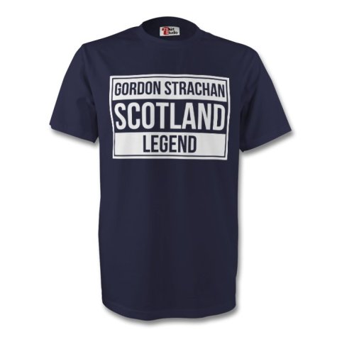 Gordon Strachan Scotland Legend Tee (navy)
