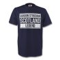 Gordon Strachan Scotland Legend Tee (navy) - Kids