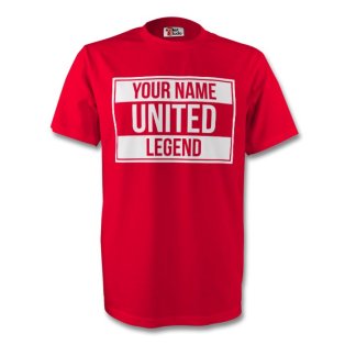 Your Name Man Utd Legend Tee (red)