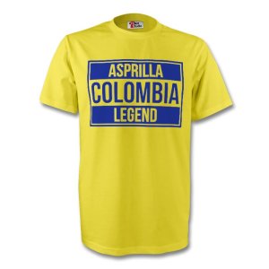 Faustino Asprilla Colombia Legend Tee (yellow)
