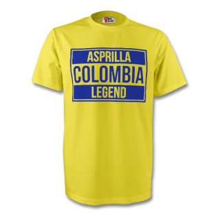 Faustino Asprilla Colombia Legend Tee (yellow) - Kids