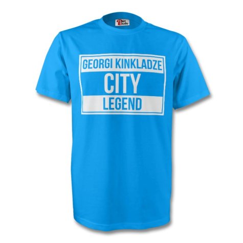 Georgi Kinkladze Man City Legend Tee (sky Blue)