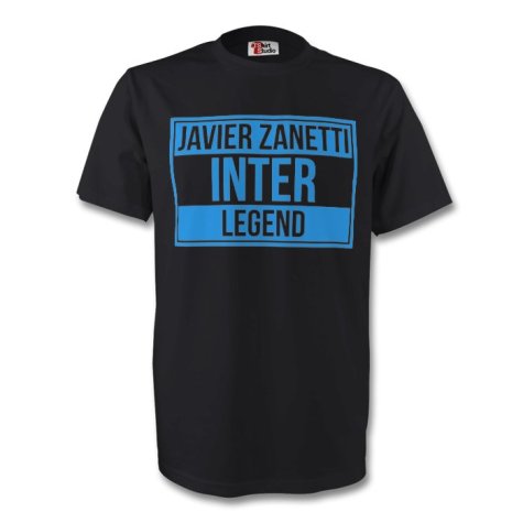 Javier Zanetti Inter Milan Legend Tee (black)