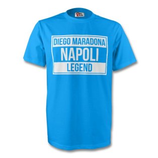 Diego Maradona Napoli Legend Tee (sky Blue)