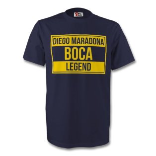 Diego Maradona Boca Juniors Legend Tee (navy)