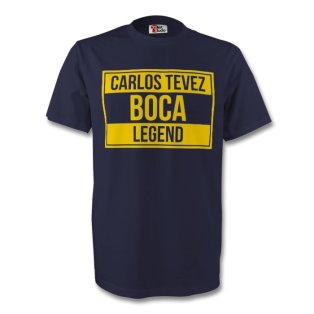 Carlos Tevez Boca Juniors Legend Tee (navy)