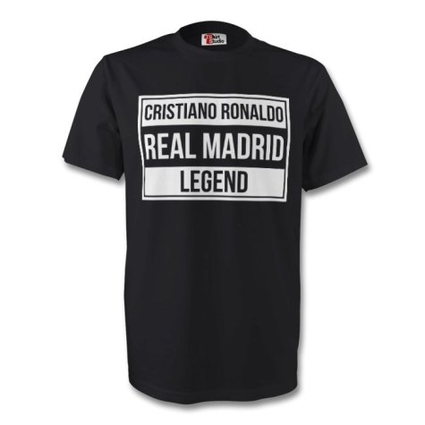 Cristiano Ronaldo Real Madrid Legend Tee (black) - Kids