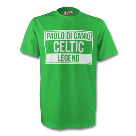 Paolo Di Canio Celtic Legend Tee (green) - Kids