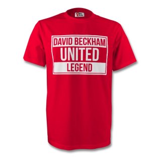 David Beckham Man Utd Legend Tee (red)