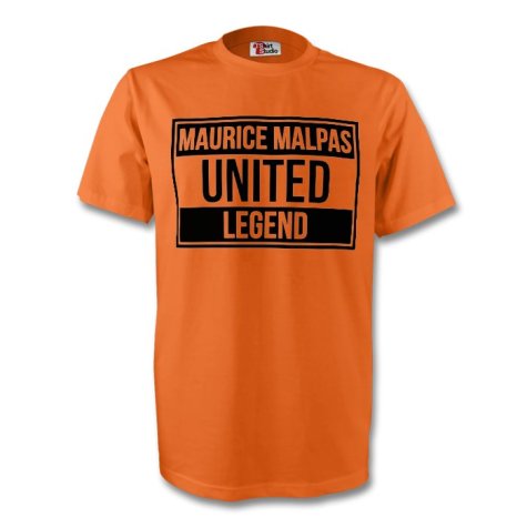 Maurice Malpas Dundee United Legend Tee (orange)
