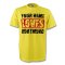 Your Name Loves Dortmund T-shirt (yellow)