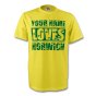 Your Name Loves Norwich T-shirt (yellow) - Kids