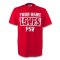 Your Name Loves Psv T-shirt (red)