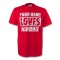 Your Name Loves Airdrie T-shirt (red) - Kids