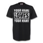 Your Name Loves Your Name T-shirt (black)