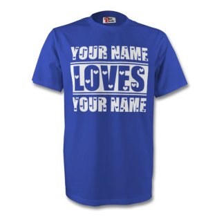 Your Name Loves Your Name T-shirt (blue) - Kids