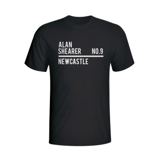 Alan Shearer Newcastle Squad T-shirt (black) - Kids