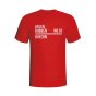 Arjen Robben Bayern Munich Squad T-shirt (red)