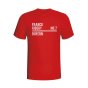 Franck Ribery Bayern Munich Squad T-shirt (red) - Kids