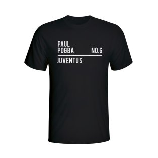 Paul Pogba Juventus Squad T-shirt (black)