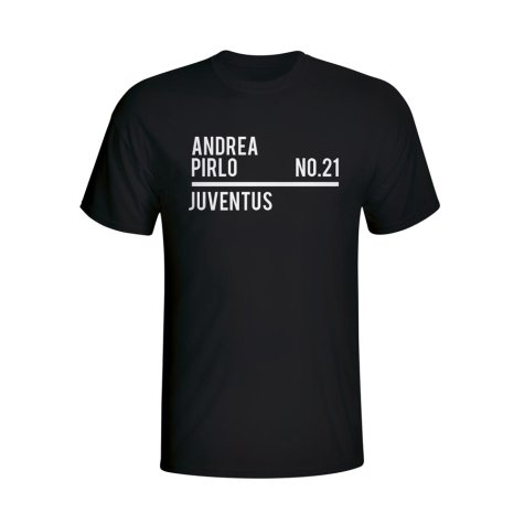 Andrea Pirlo Juventus Squad T-shirt (black)
