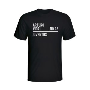 Arturo Vidal Juventus Squad T-shirt (black)