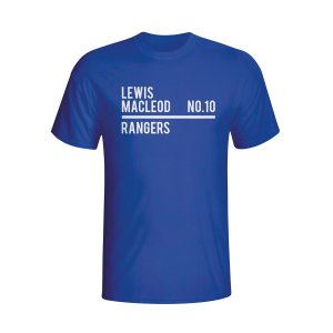 Lewis Macleod Rangers Squad T-shirt (blue)
