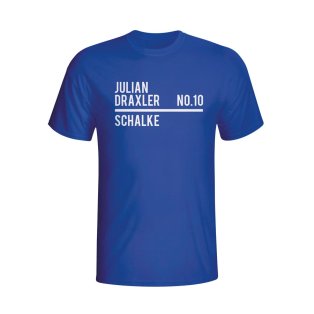 Julian Draxler Schalke Squad T-shirt (blue)