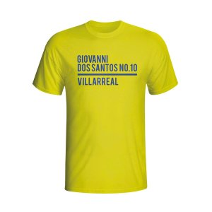 Giovanni Dos Santos Villarreal Squad T-shirt (yellow) - Kids