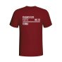 Francesco Totti Roma Squad T-shirt (maroon) - Kids