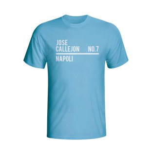 Jose Callejon Napoli Squad T-shirt (sky)