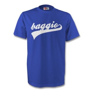 Roberto Baggio Italy Signature Tee (blue)