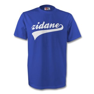 Zinedine Zidane France Signature Tee (blue) - Kids