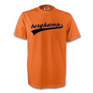 Dennis Bergkamp Holland Signature Tee (orange) - Kids