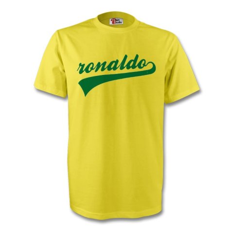 Ronaldo Brazil Signature Tee (yellow)
