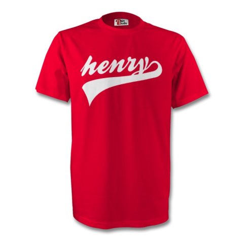 Thierry Henry Arsenal Signature Tee (red) - Kids